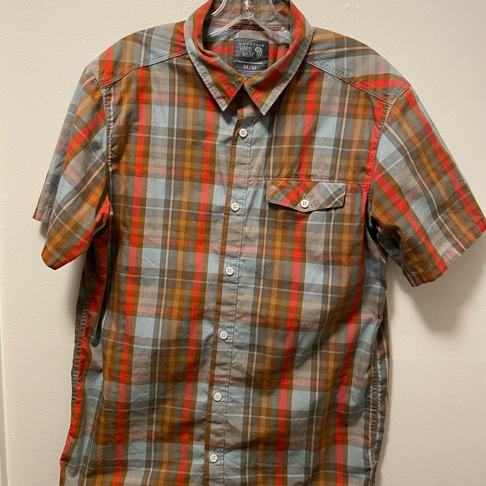 Mountain Hardwear Multicolor Plaid Button Down Shirt